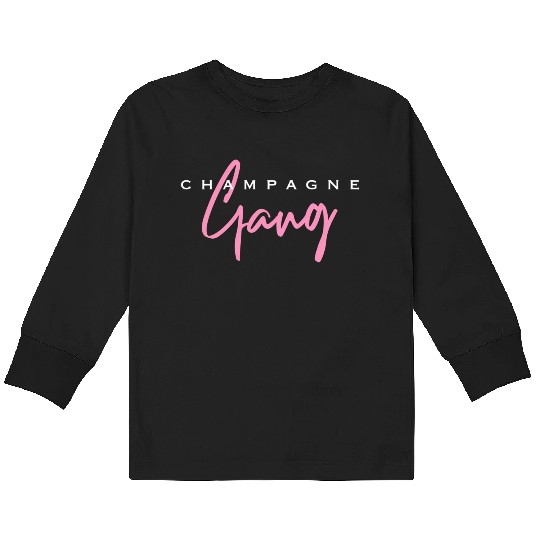 Champagne Gang Kids Long Sleeve T Shirts