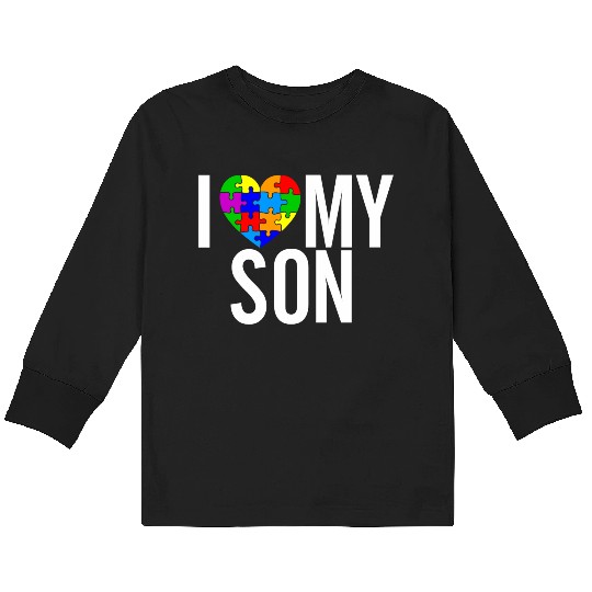 I Love my Son Kids Long Sleeve T Shirts
