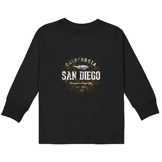 San Diego Kids Long Sleeve T Shirts