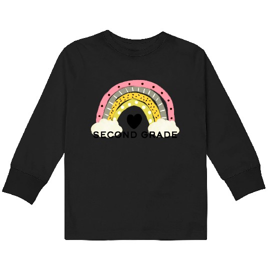 Second Grade Back To School Kids Long Sleeve T Shirts