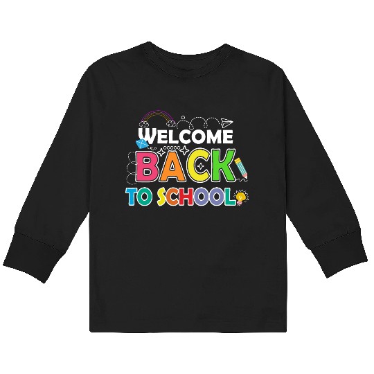 welcome back to school Kids Long Sleeve T Shirts