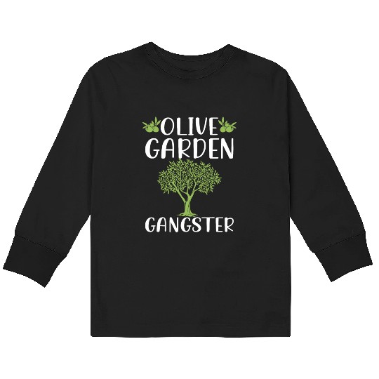 Olive Garden, Gardening, Olive Graphic Kids Long Sleeve T Shirts
