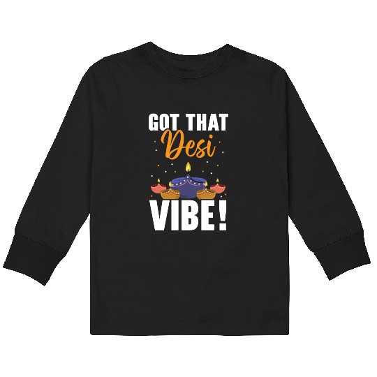 Happy Diwali Diwali Festival Indian Hindu Hinduism Kids Long Sleeve T Shirts