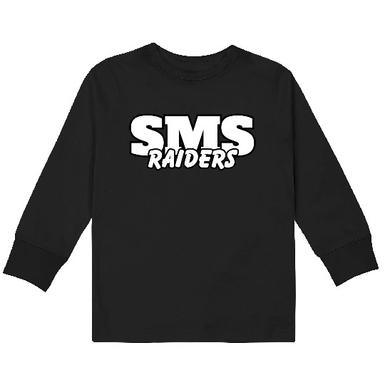 SMS Raider spirit wear and game day wear Kids Long Sleeve T Shirts