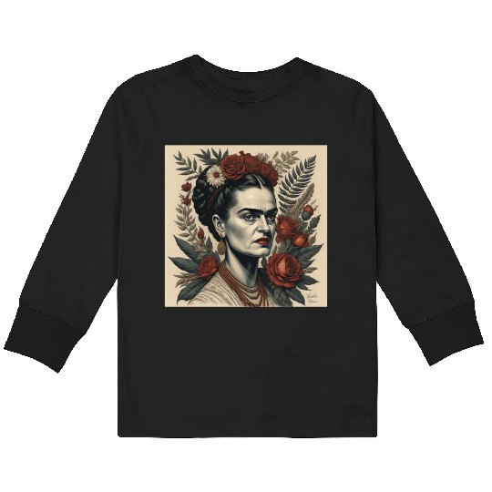 frida khalos Mug,Frida Khalo flower mug Kids Long Sleeve T Shirts