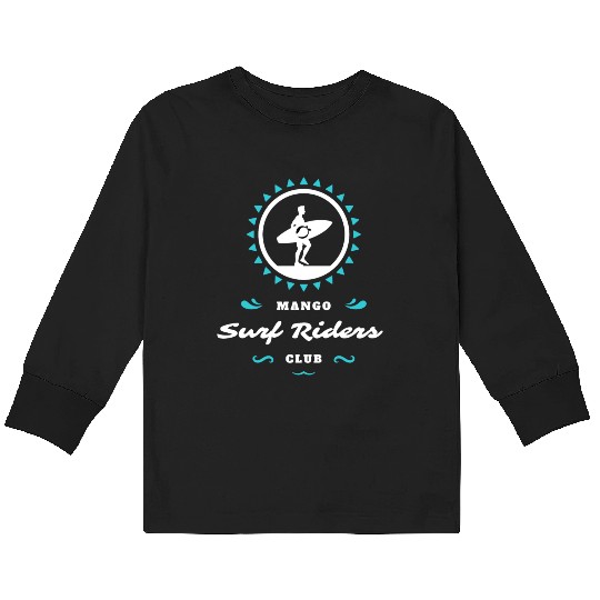 Mango Surf Riders Kids Long Sleeve T Shirts