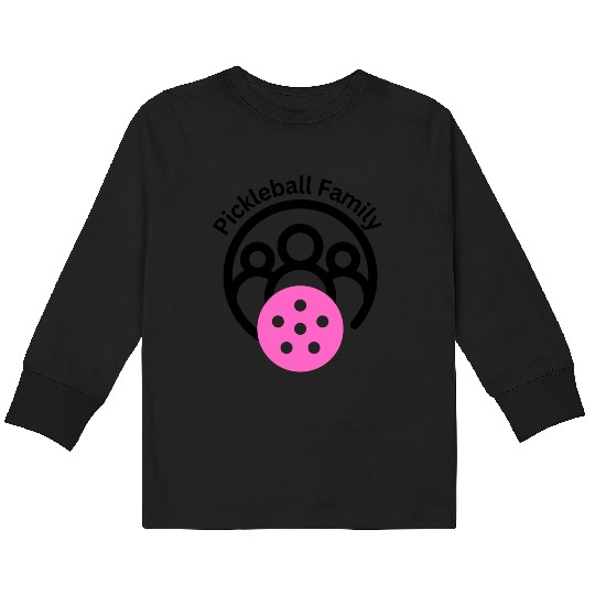 Haden Mango Family Celebration with Pink Kids Long Sleeve T Shirts