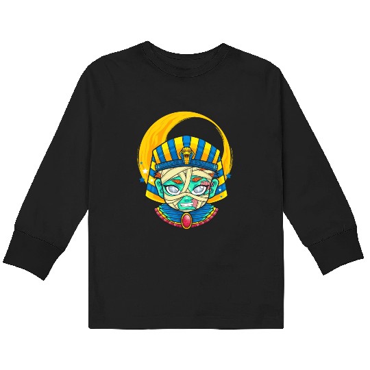 Halloween Cute Mummy Kids Long Sleeve T Shirts