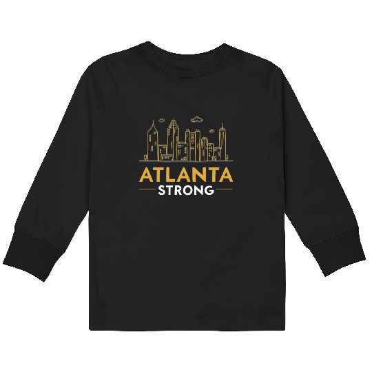 Atlanta City Georgia USA America United States Kids Long Sleeve T Shirts