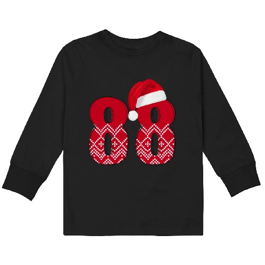 Celebrate Christmas Number 88 - Eighty-Eight Kids Long Sleeve T Shirts