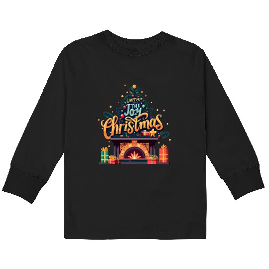 The Joy Christmas Kids Long Sleeve T Shirts