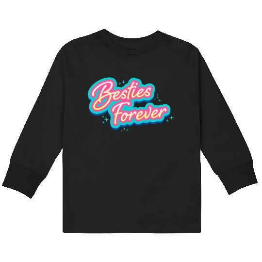 Besties Forever Kids Long Sleeve T Shirts