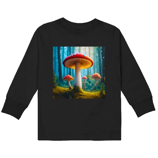 Mellow Mushroom Kids Long Sleeve T Shirts