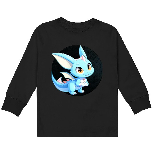 Cutie-Dragons, Cute And Adorable Cartoon Dragon! Kids Long Sleeve T Shirts