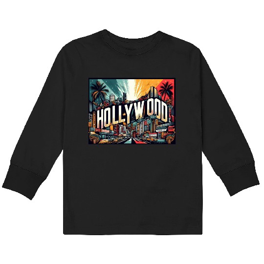 Hollywood Kids Long Sleeve T Shirts