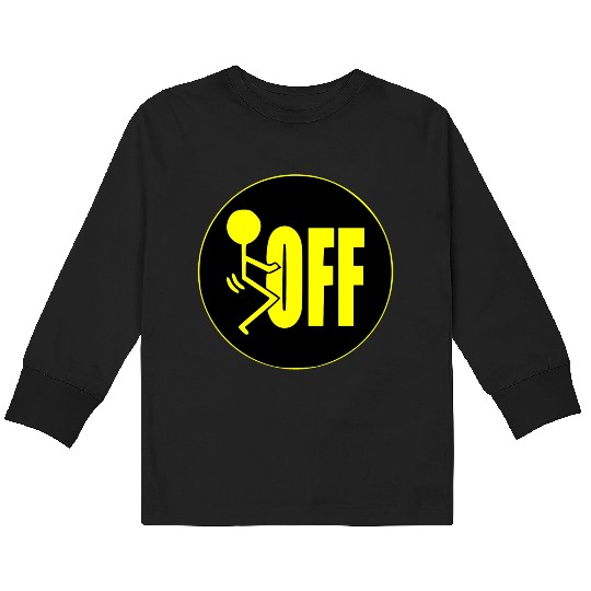 F Off ©WhiteTigerLLC.Com LIKE US ON FACEBOOK Kids Long Sleeve T Shirts