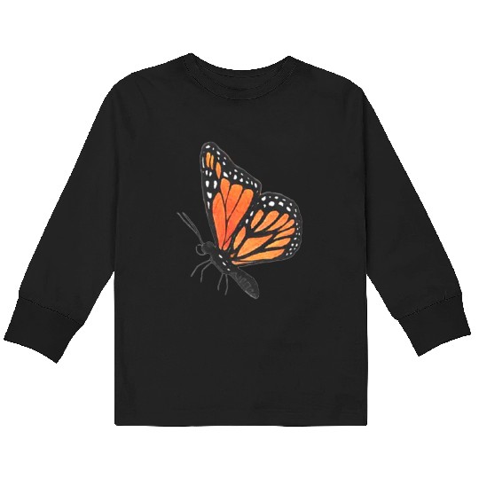 Monarch butterfly 1 Kids Long Sleeve T Shirts