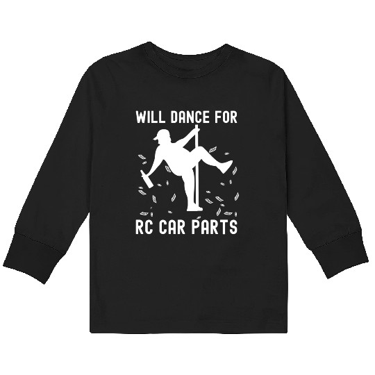 Funny RC car parts Slot car racing Kids Long Sleeve T Shirts