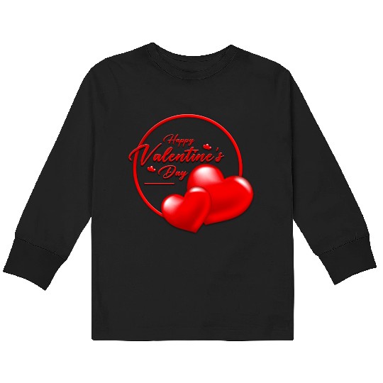 Valentine's Day. Kids Long Sleeve T Shirts