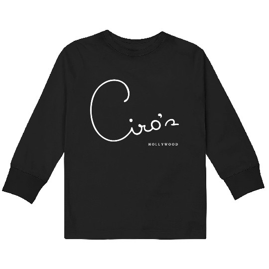 Ciro's Hollywood Vintage Kids Long Sleeve T Shirts Landmark LA Club