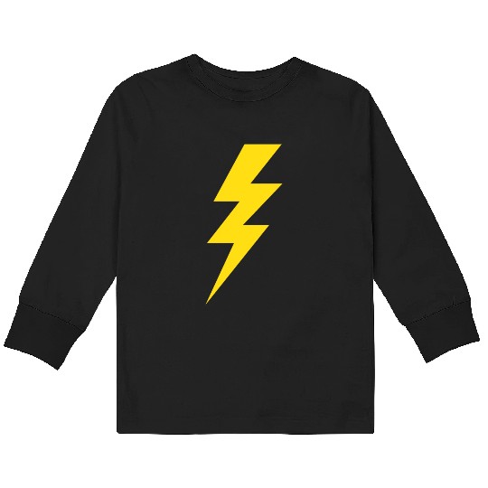 Lightning Bolt Kids Long Sleeve T Shirts