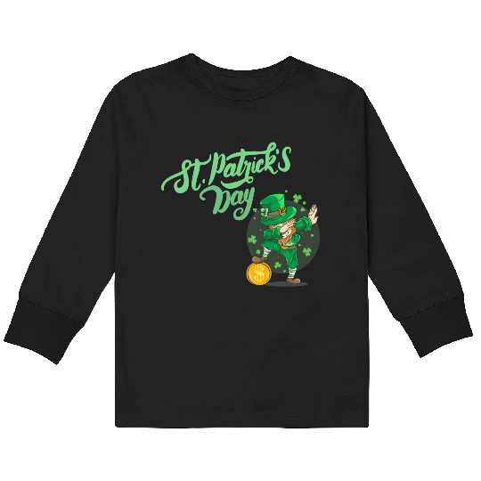 St patrick day Kids Long Sleeve T Shirts design