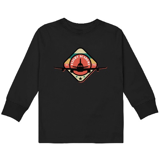 Flight Academy EST.1994 Kids Long Sleeve T Shirts