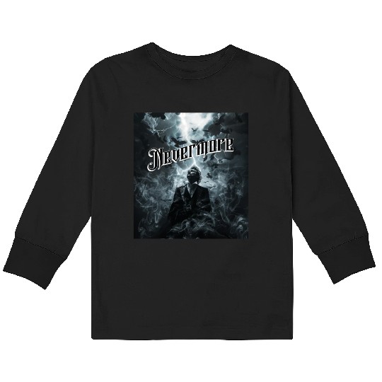 Nevermore Kids Long Sleeve T Shirts