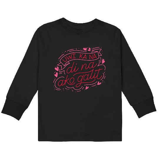 Love's Visual Symphony: Valentine's Graphics Desig Kids Long Sleeve T Shirts