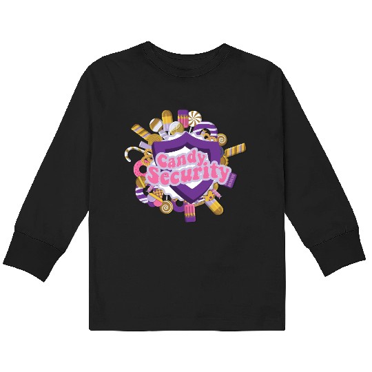 Candy Security Kids Parents Matching Birthday Kids Long Sleeve T Shirts