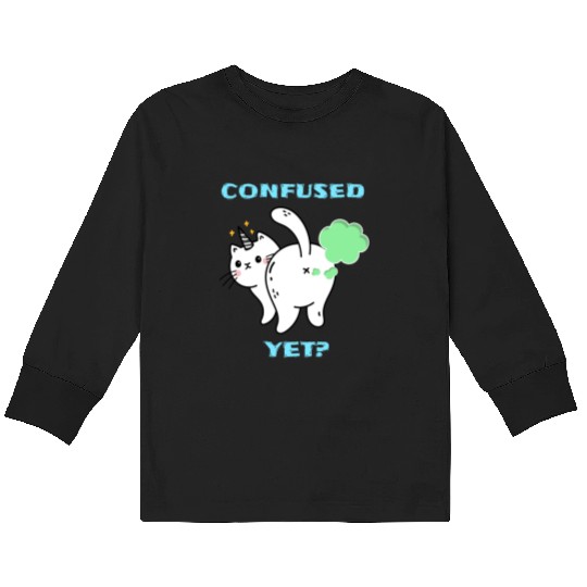 Confused Yet? (pd93) Kids Long Sleeve T Shirts
