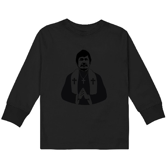 Charles Bronson Priest Kids Long Sleeve T Shirts - Vintage Hollywood