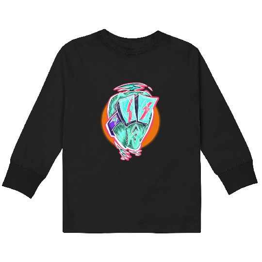 Alien Summer Kids Long Sleeve T Shirts