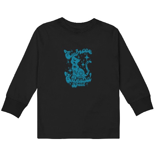 Embrace the existential Dread - Philosophy Kids Long Sleeve T Shirts
