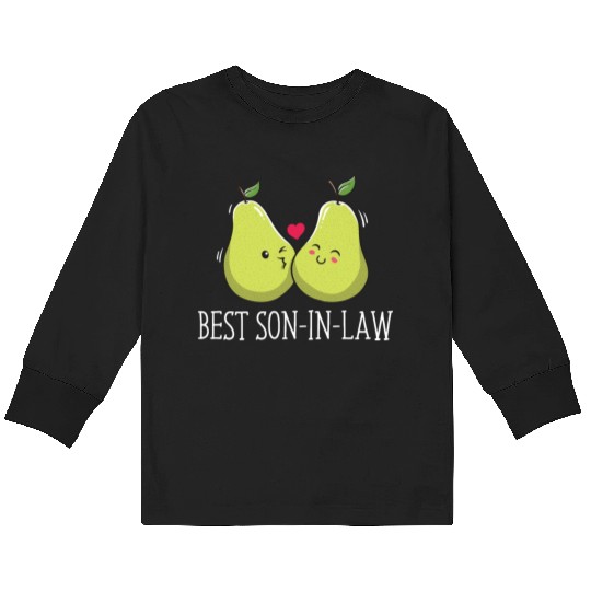 Best Son In Law Groom Funny Husband To Be Humor We Kids Long Sleeve T Shirts