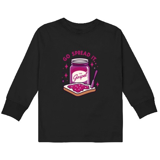 The Gospel,Spread The Word Kids Long Sleeve T Shirts