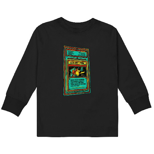 Poke Item Card Kids Long Sleeve T Shirts