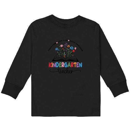 KINDERGARTEN TEACHER Kids Long Sleeve T Shirts