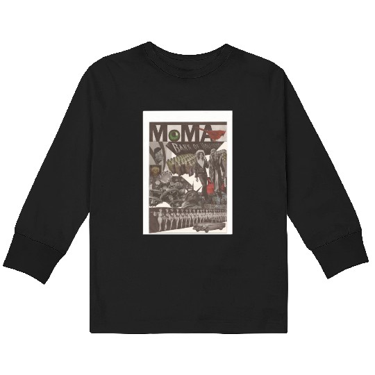 moma bank of hollywood copy Kids Long Sleeve T Shirts