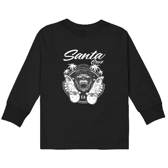 SkateBoard Santa Cruz Street Kids Long Sleeve T Shirts