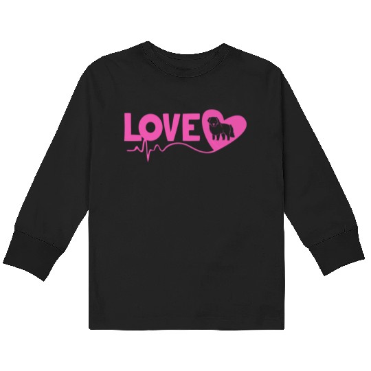 Dog Lover Pet Owner I Love My Great Pyrenees Kids Long Sleeve T Shirts