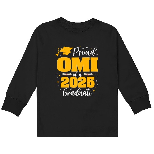 Class 2025 Graduate Graduation Premium Kids Long Sleeve T Shirts