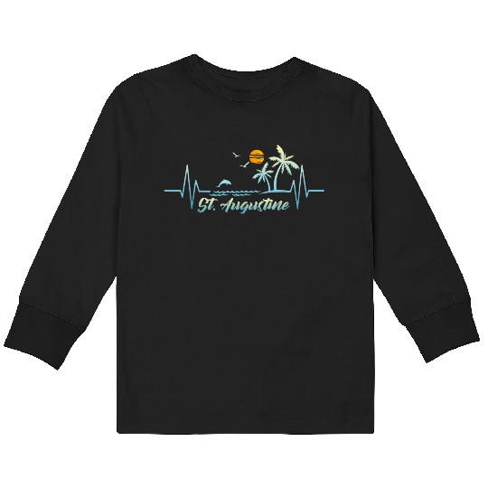 Augustine Florida Souvenir Spring Break Kids Long Sleeve T Shirts