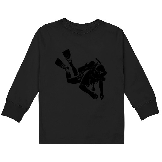Recreational Diver Scuba Diver Training Equipment Kids Long Sleeve T Shirts