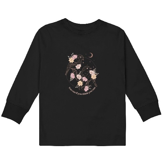 Bird design Kids Long Sleeve T Shirts