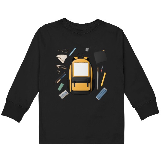 Back To School Kids Long Sleeve T Shirts