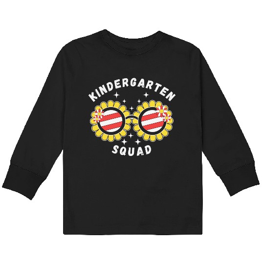 Kindergarten Squad - Kindergarten Teacher Kids Long Sleeve T Shirts
