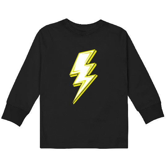 Lightning Bolt Kids Long Sleeve T Shirts