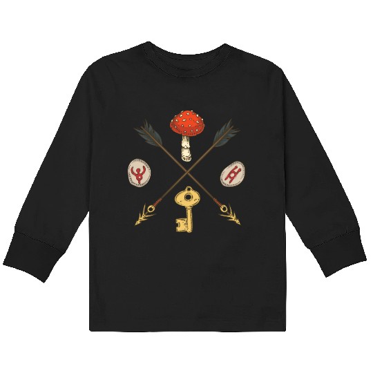 paganisem witchcraft Kids Long Sleeve T Shirts