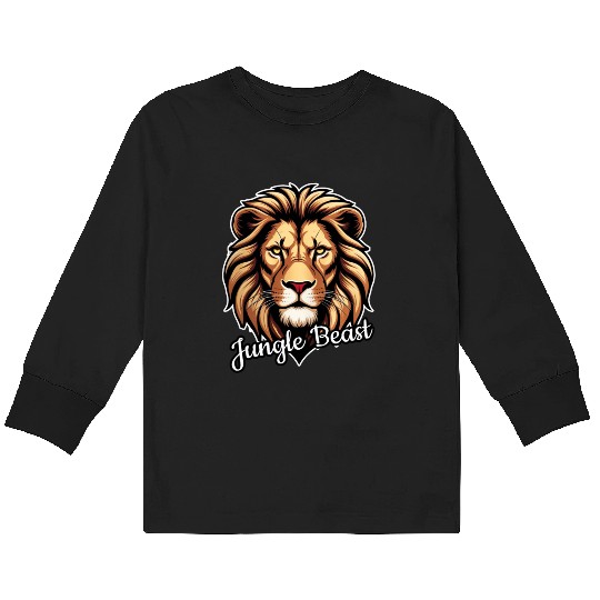 Lion Kids Long Sleeve T Shirts